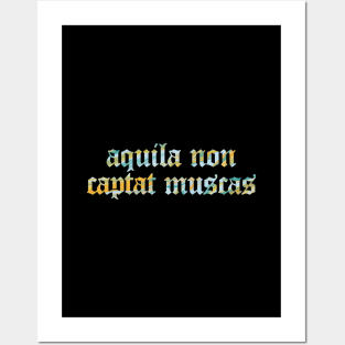 Aquila Non Captat Muscas - The Eagle Doesn't Catch Flies Posters and Art